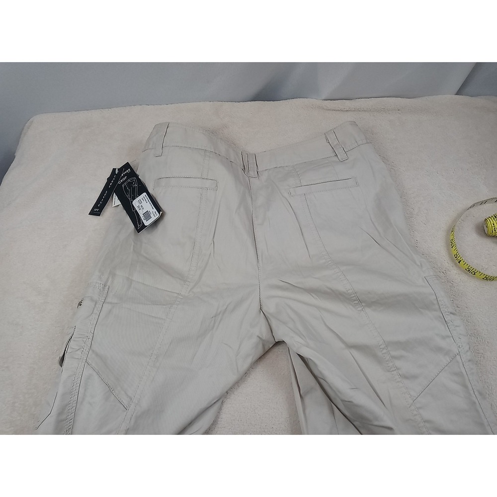 NWT Larry Levine Fashion Capri Pants Women's Size 10 Cargo Pants Crop Capri - Picture 3 of 11